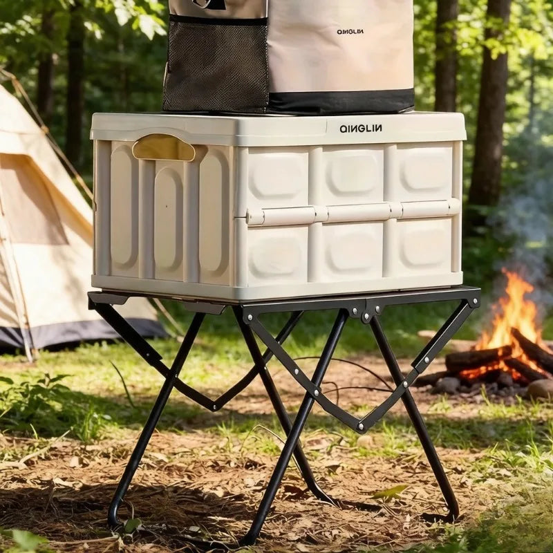 Lightweight Folding Camping Table – Tripod Base & Carry Handle