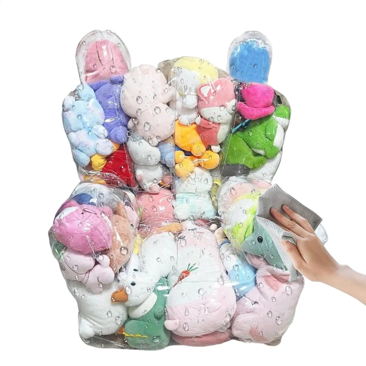 Bean Bag Stuffed Animal Storage Plush Toys Organizer Chair Kids Large