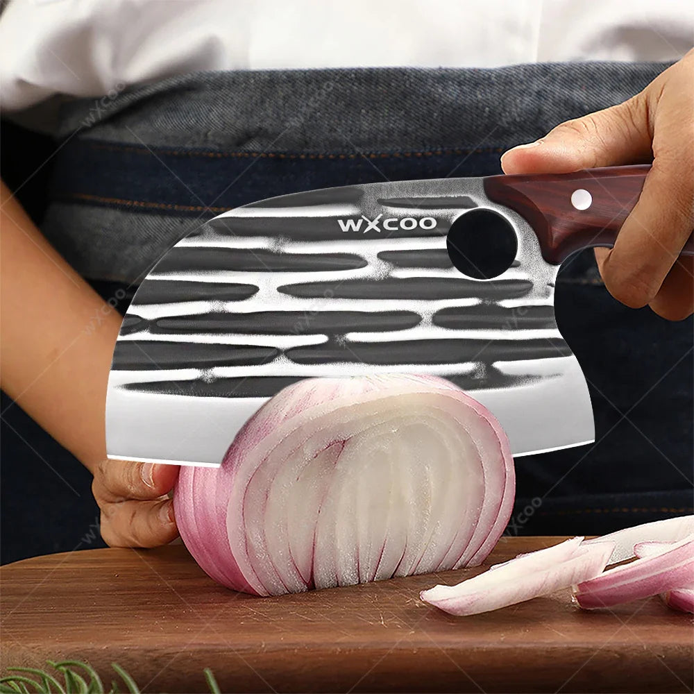 WXCOO Forged Boning & Cleaver Chef Knife | High Carbon Steel