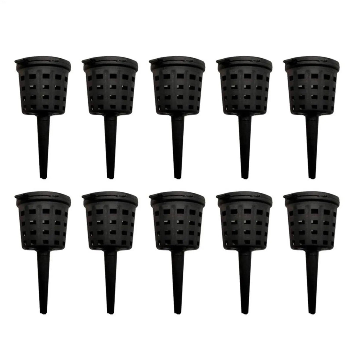 10-Pack Bonsai Slow Release Fertilizer Mesh Baskets with Lid