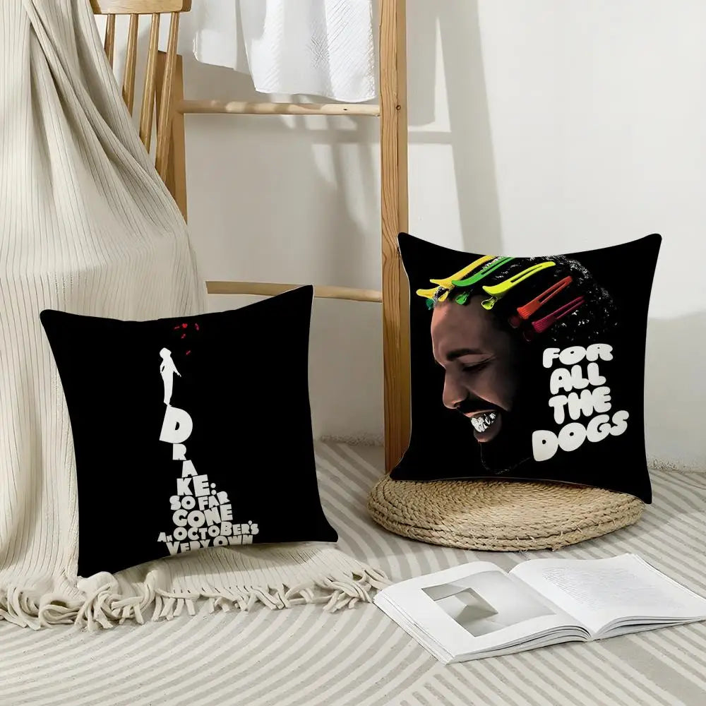 Drake Linen Cushion Cover Animal Print | Hidden Zipper