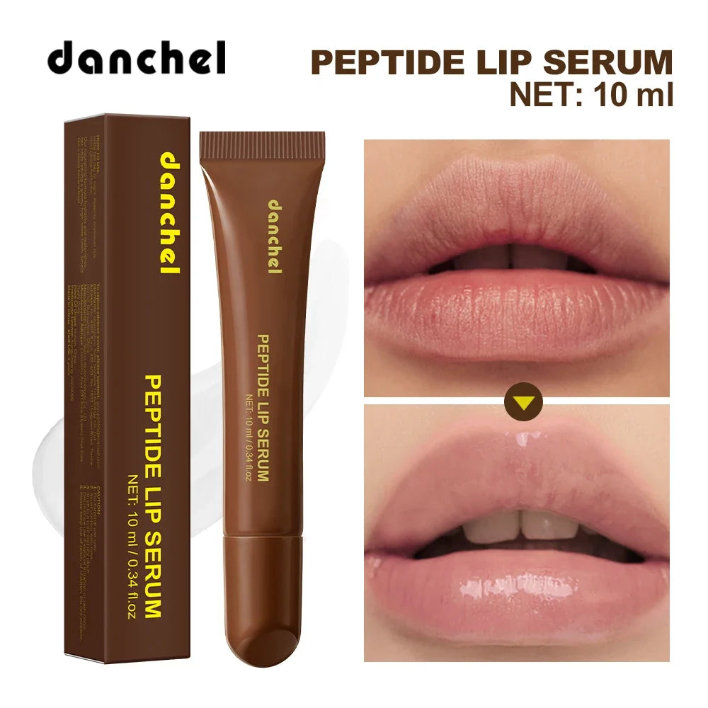 Caramel Banana Lip Gloss & Balm – Hydrating Peptide Lip Glaze