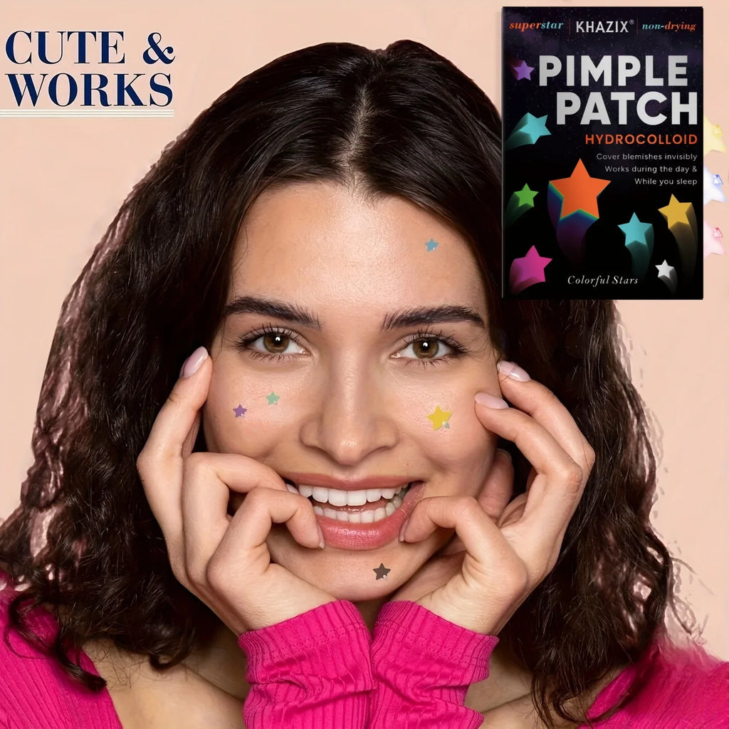 1400 Pcs Star Hydrocolloid Pimple Patches – Multi-Color Concealer