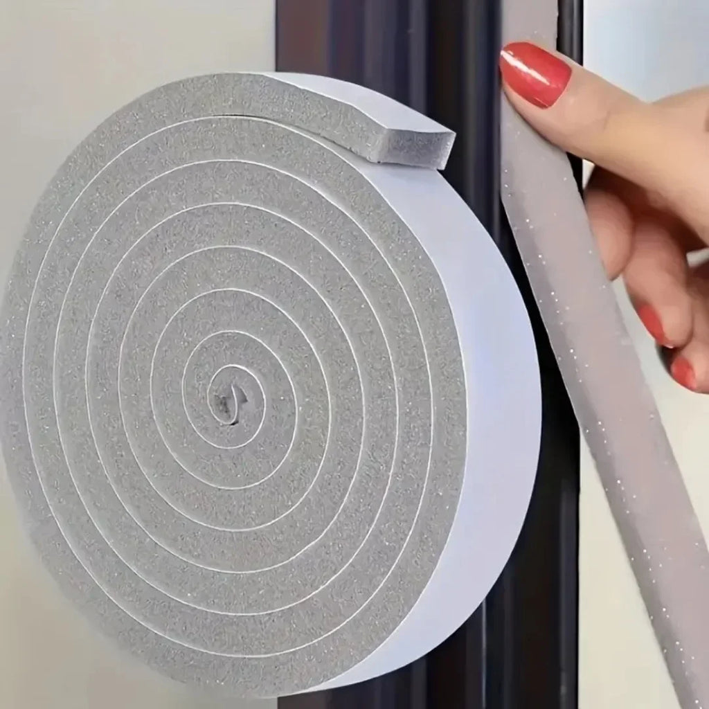 PU Foam Seal Strip Tape – Self-Adhesive Weather Stripping 2M/4M