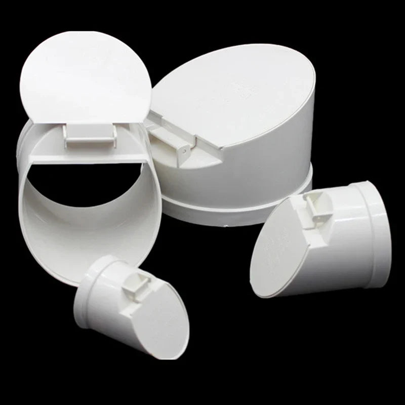PVC Floor Drain Valve 50–160mm | Anti-Odor & Anti-Rat Cover