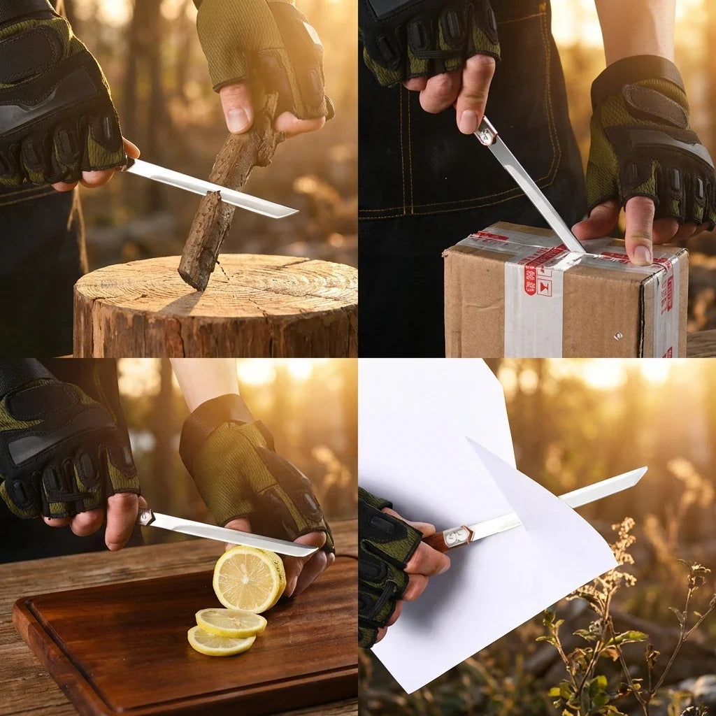 Stainless Steel Camping Fruit Knife – Portable Outdoor Peeling Knife