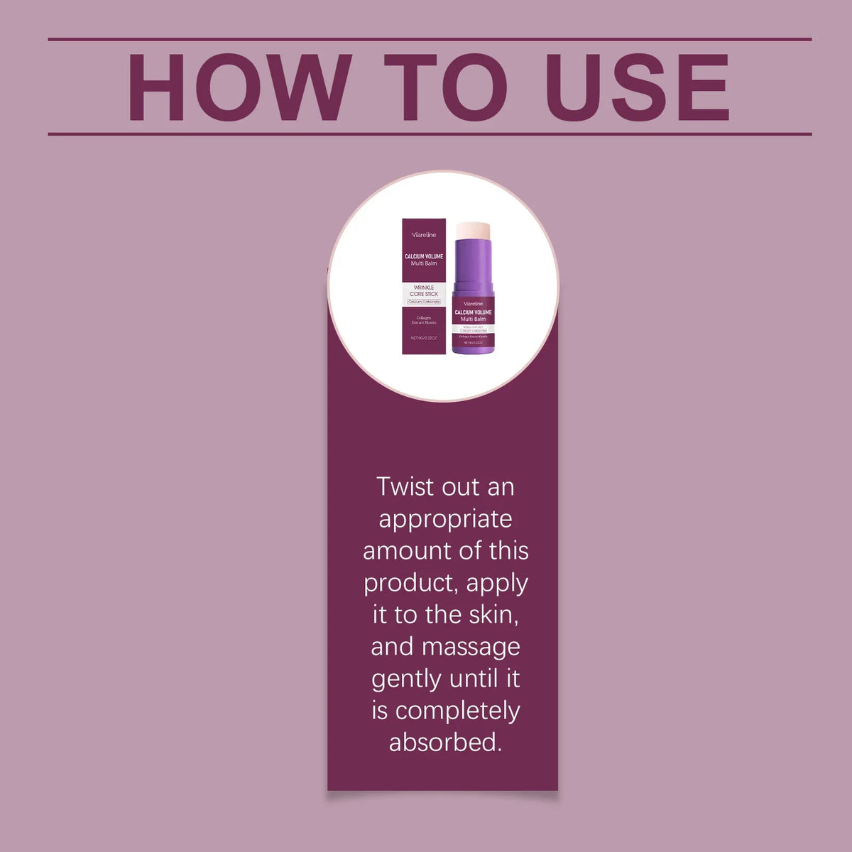 Viareline Anti-Aging Face Balm Stick | Hydrating & Firming