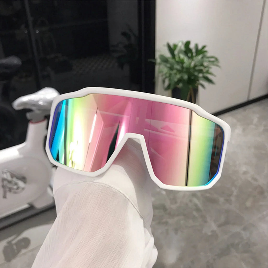 Windproof Cycling Glasses UV400 Large Frame Sports Sunglasses