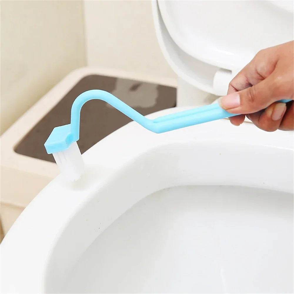 V-Shape Long Handle Toilet Brush – No Blind Spot Crevice Cleaner