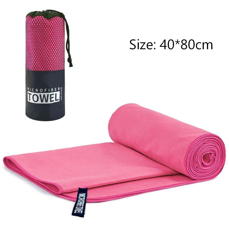 Quick-Dry Microfiber Sports Towel 40x80cm – Gym Beach Travel