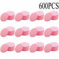 Compressed Wood Pulp Face Cleansing Sponge Puffs | 50–1000 PCS