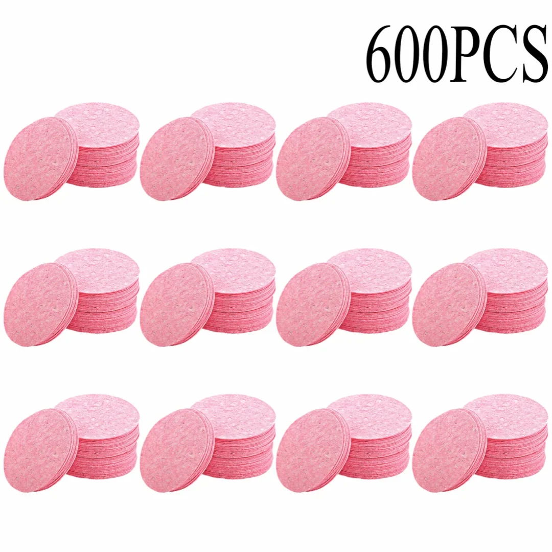 Compressed Wood Pulp Face Cleansing Sponge Puffs | 50–1000 PCS
