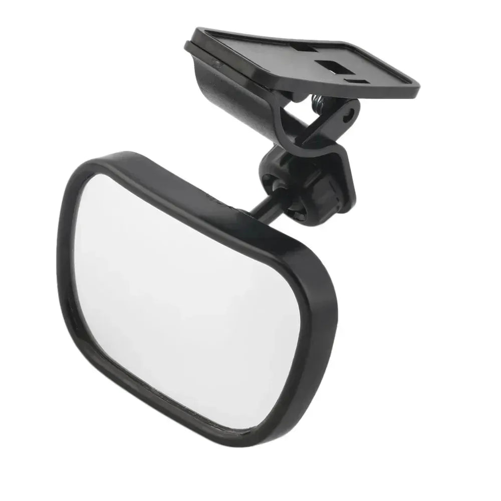 360° Baby Car Mirror – Clip & Suction Mount Wide Angle View