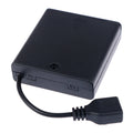 4 AA Battery Case Black X USB Box 5V LED Strip Lights Mini Power