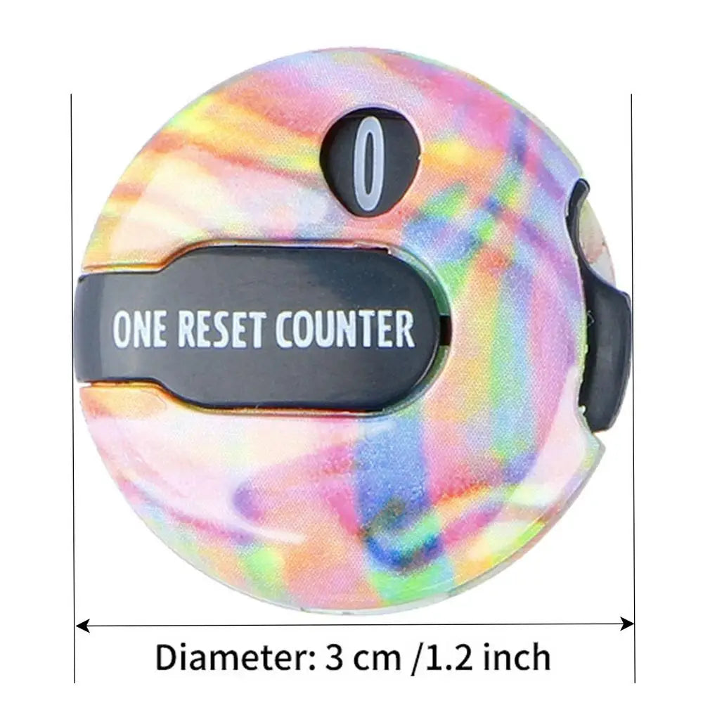 Golf Score Counter Portable Clicker Keeper Touch Reset Clip