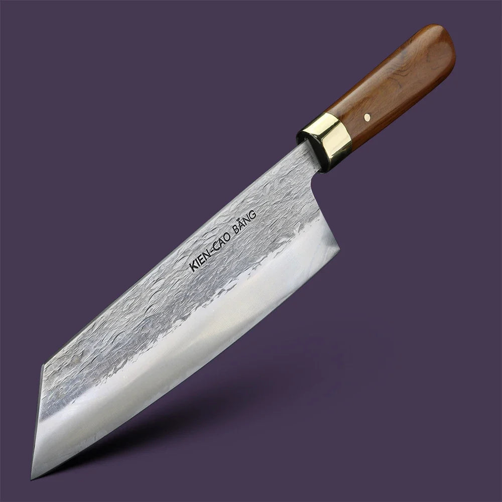 Hand Forged D2 Steel Chef's Knife – Wood Handle | XUAN FENG