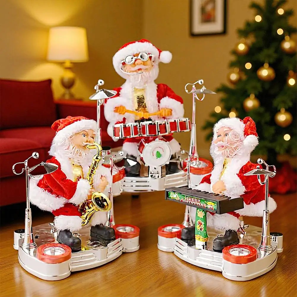 Electric Dancing Santa Claus Musical Christmas Toy Decoration