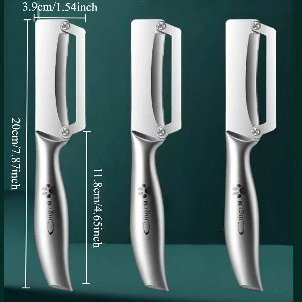 PLYS Stainless Steel Peeler – Sharp Heavy-Duty Kitchen Tool