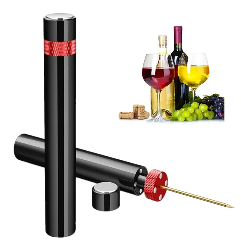 Wine Opener Air Pump Bottle Stainless Steel Pin Cork Remover Pressure