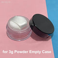 Portable 3g Refillable Loose Powder Jar with Sifter & Puff