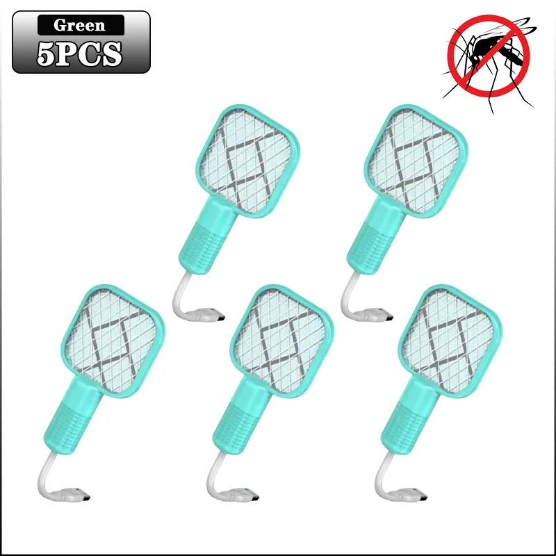 Rechargeable Electric Bug Zapper Swatter with UV Light