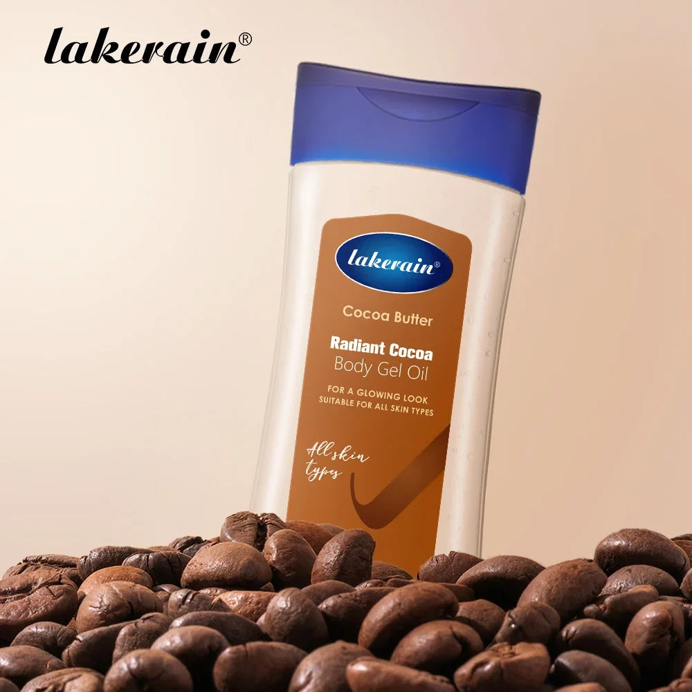 Lakerain Radiant Body Gel Oil | Cocoa, Vitamin C & Turmeric