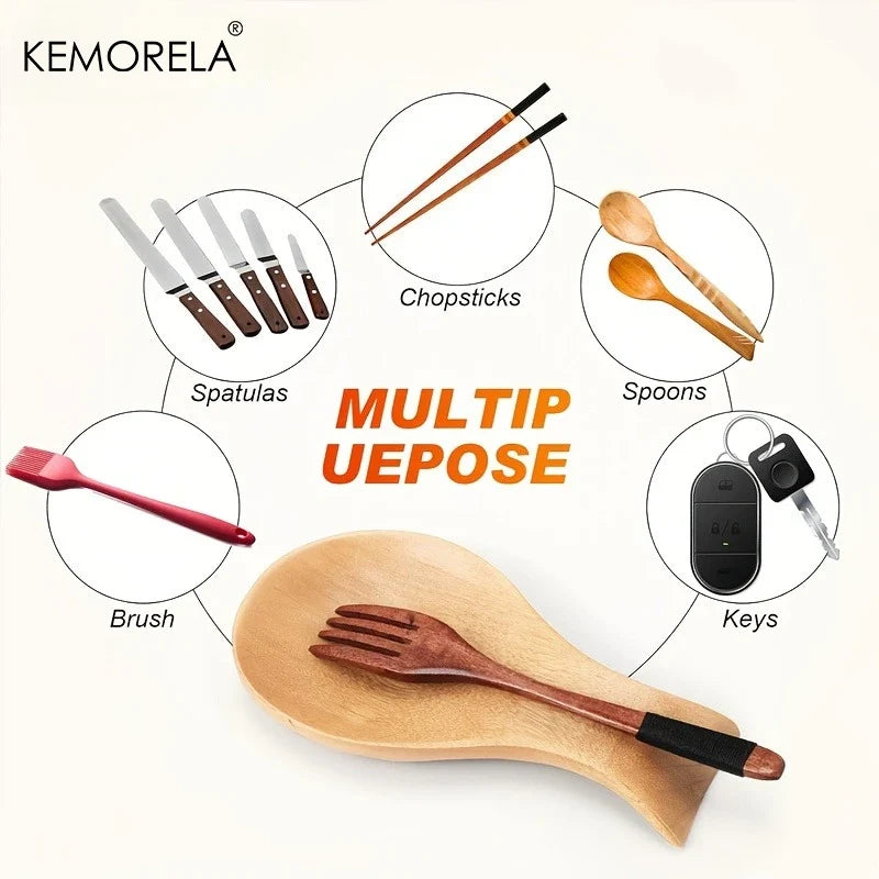 Acacia Wood Utensil Holder – Kitchen Countertop Organizer