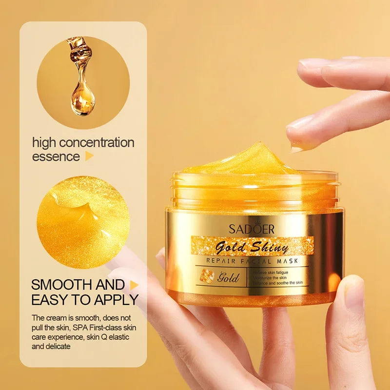 24K Gold Sleeping Mask – Anti-Aging, Whitening & Moisturizing