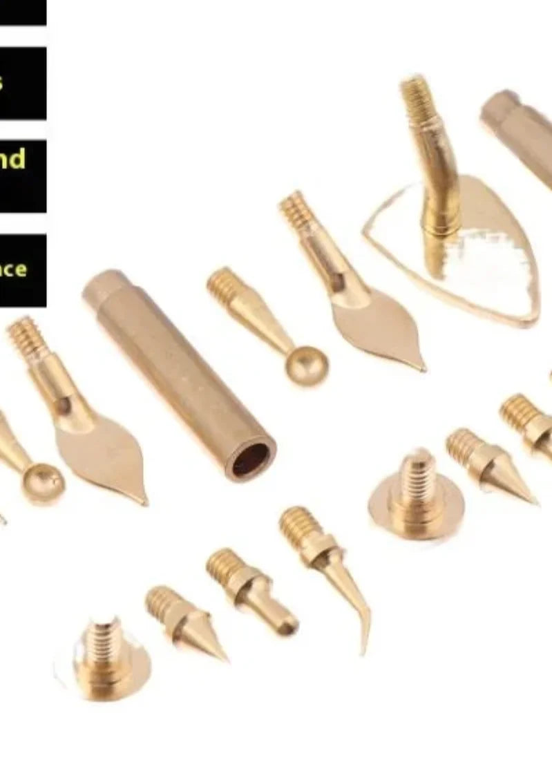 7 9 Heat Insert Nut Iron Tip M2 M3 M4 M5 M6 M8 Brass Thread Embedded