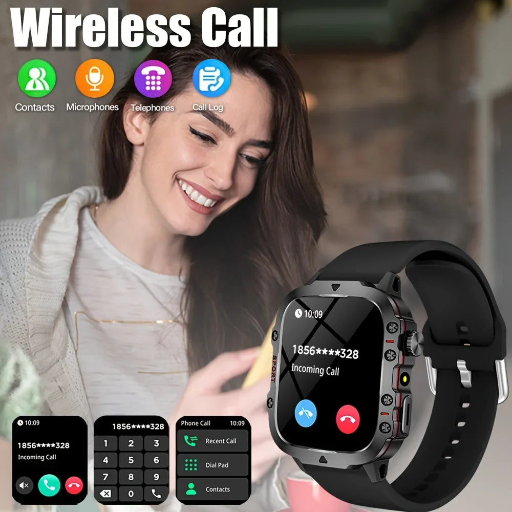 ERUN Smart Watch 1.81" Touchscreen | Sports, Calls & Music