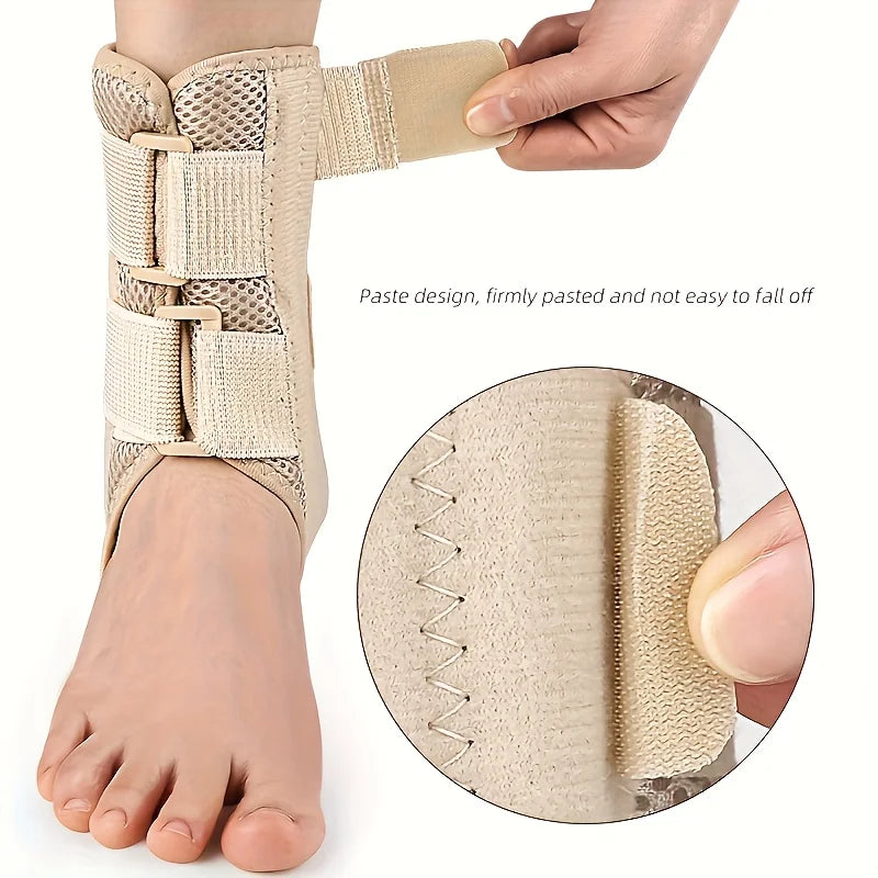 Adjustable Compression Ankle Brace Sleeve – Foot & Heel Support
