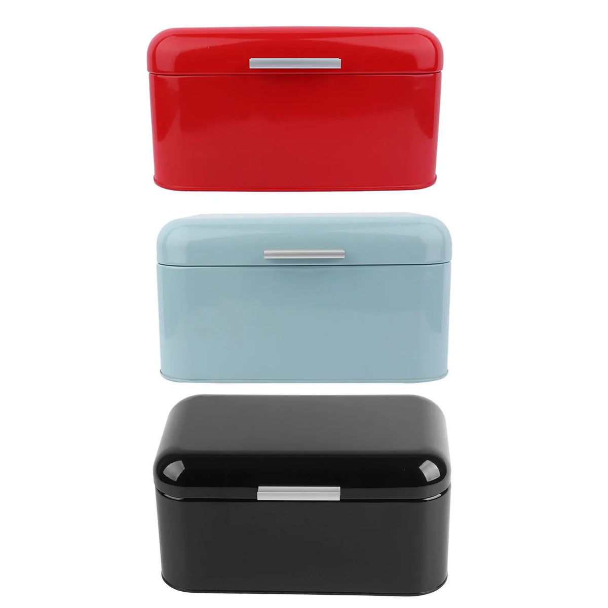 Retro Metal Bread Box – Iron Kitchen Food Storage Container