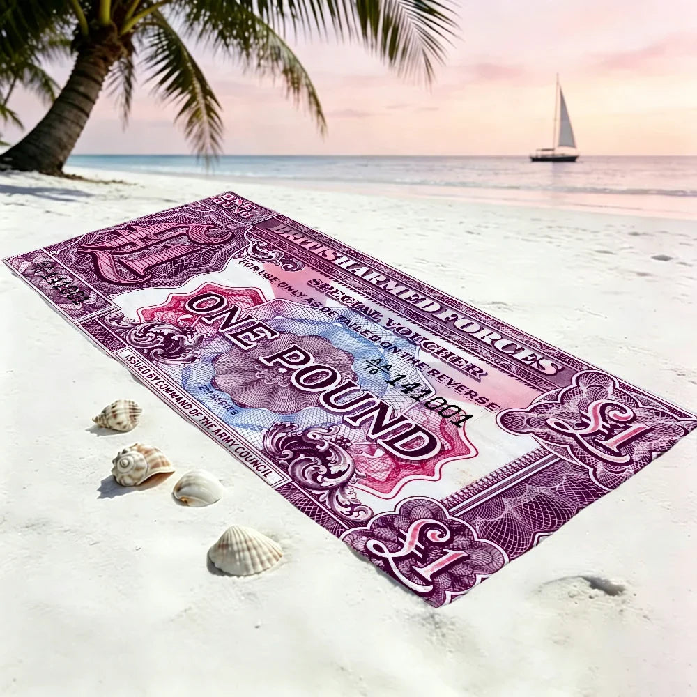 Quick-Dry Microfiber Beach Towel | Pool, Gym & Travel