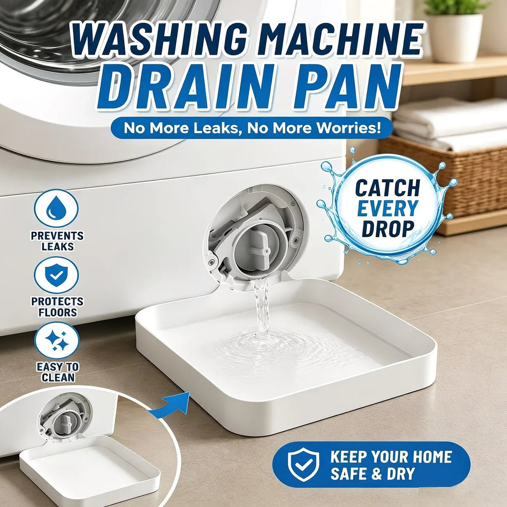 Washing Machine Drainage Tray 3D Printing Drain Funnel Drip Cleaning