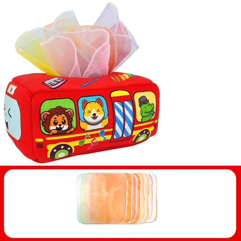 Baby Carrot Harvest Montessori Toy | Toddler Tissue Box Game