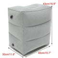 Inflatable Travel Foot Rest Pillow – 3-Layer Adjustable Leg Cushion