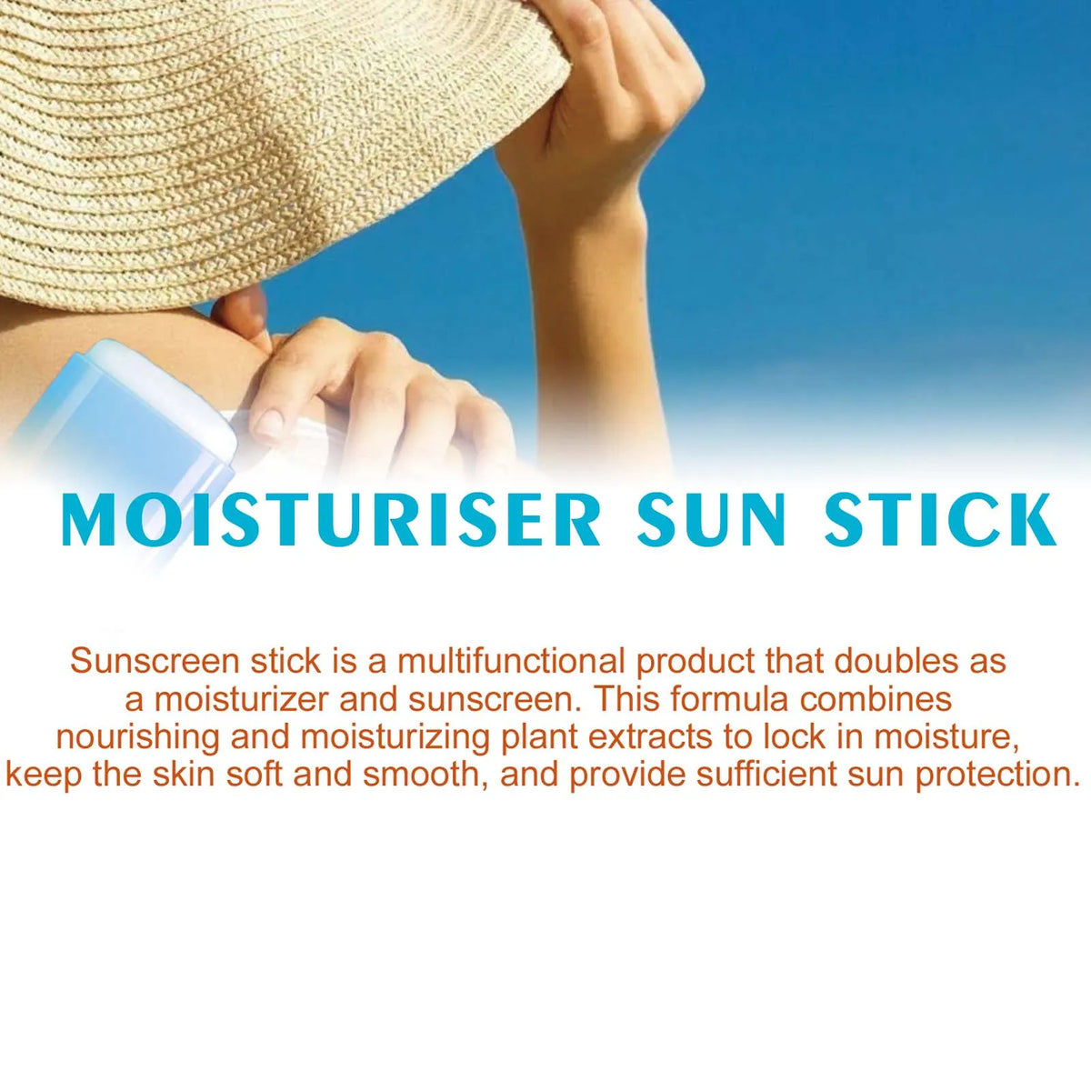 Jaysuing SPF50 Body Sunscreen Stick – Antioxidant, Moisturizing