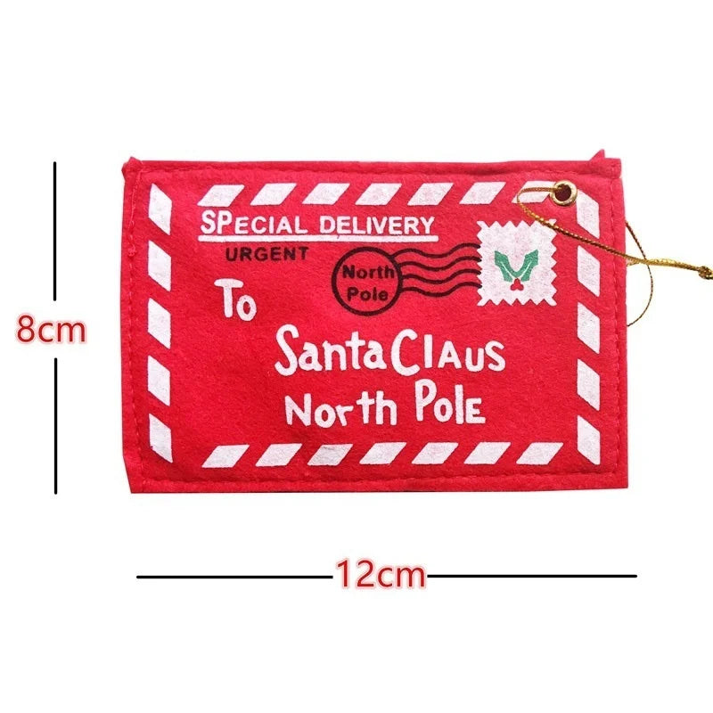 10 Christmas Hanging Envelope Gift Card Holders – Tree Décor