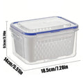 4-in-1 Food Storage Container with Lid & Colander