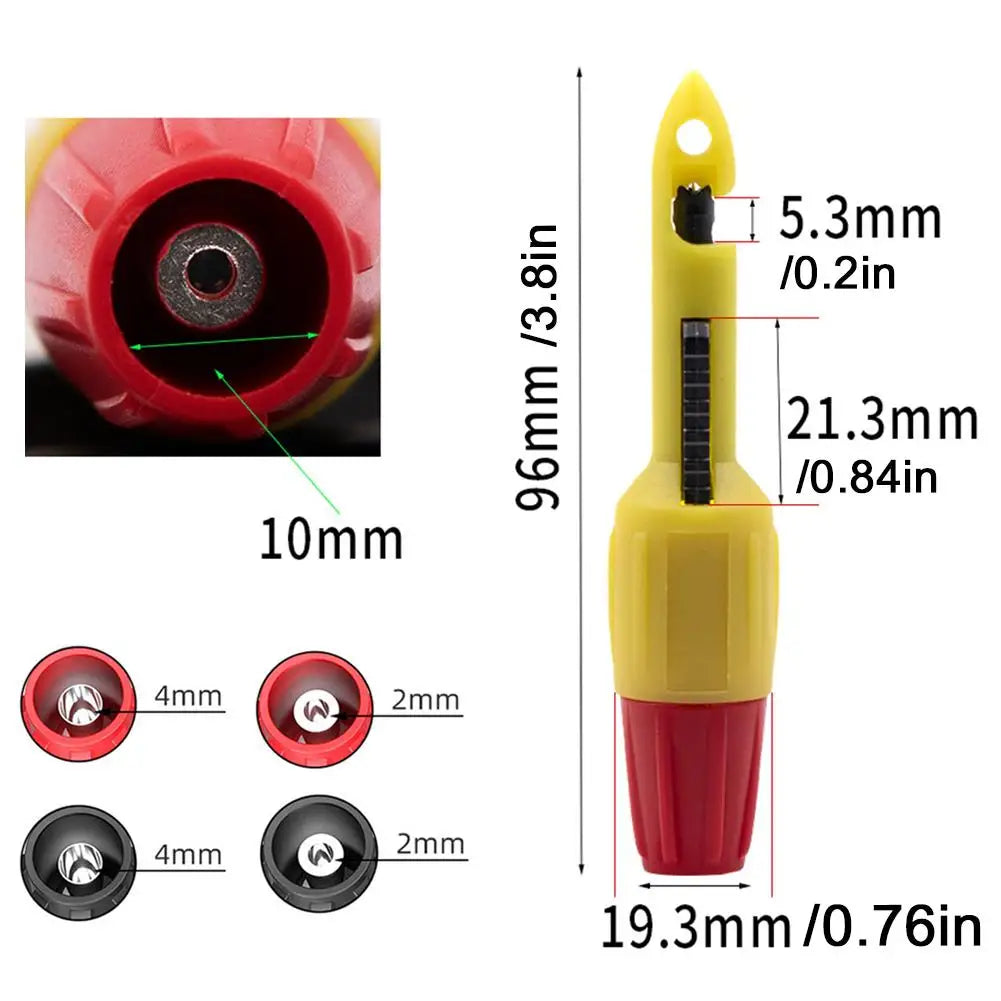 Wire Piercing Puncture Test Probes 2mm 4mm – 2-Pack