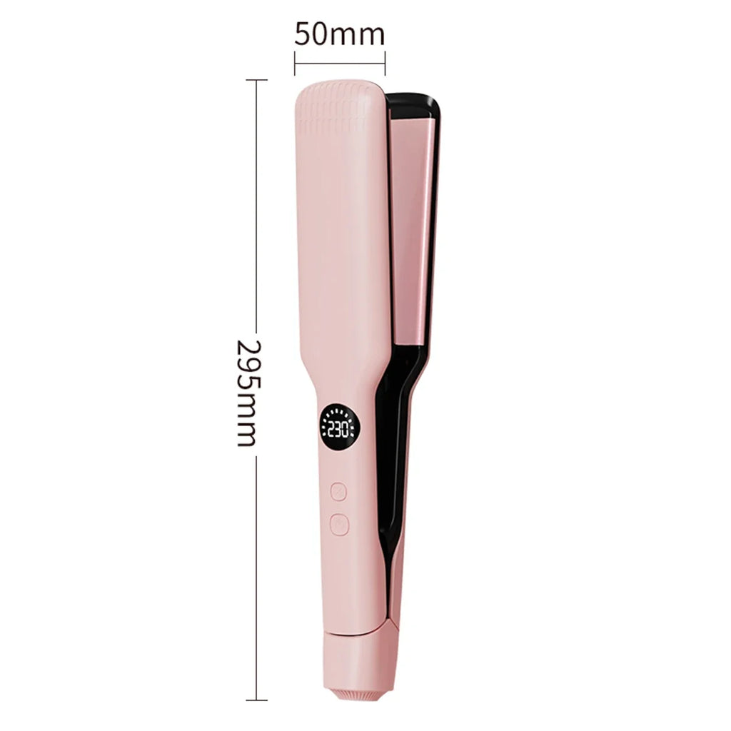 URGGU Wide Plate Hair Straightener – Oil Coating & PTC 60W