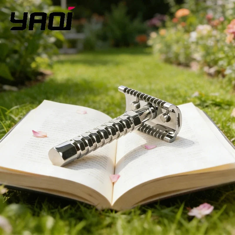 2026 Yaqi Duomo Stainless Steel Safety Razor Blade Gap Smooth Shaving