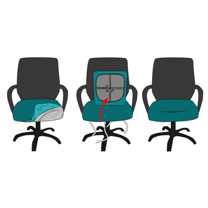 Stretch Chair Seat Slipcover – Removable Anti-Dust Armchair Cover