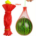 100-Pack Nylon Garden Netting Bags | Vertical Fruit Support