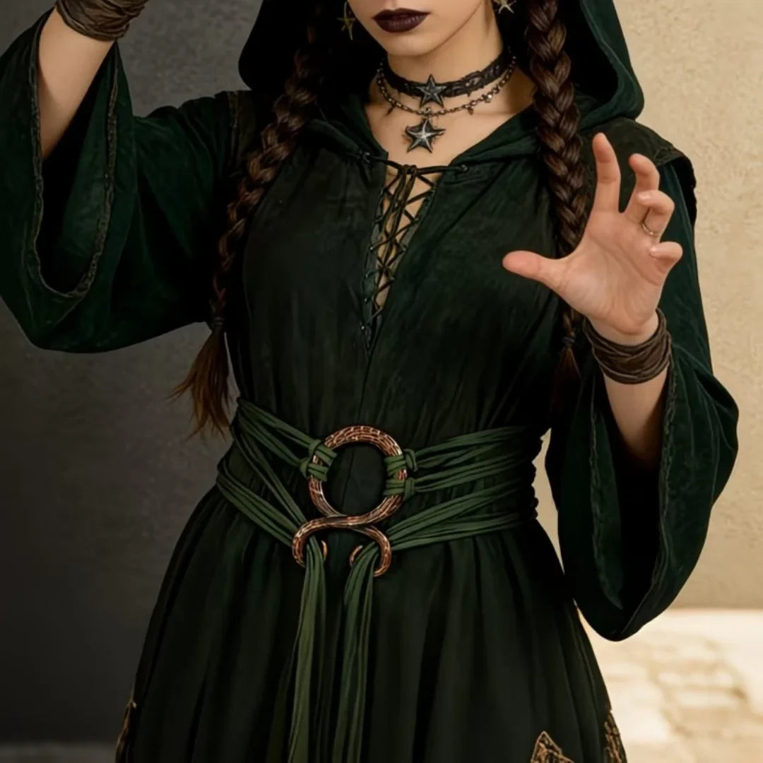 Medieval Long Knot Ring Belt Women Nordic Witch Viking Revival