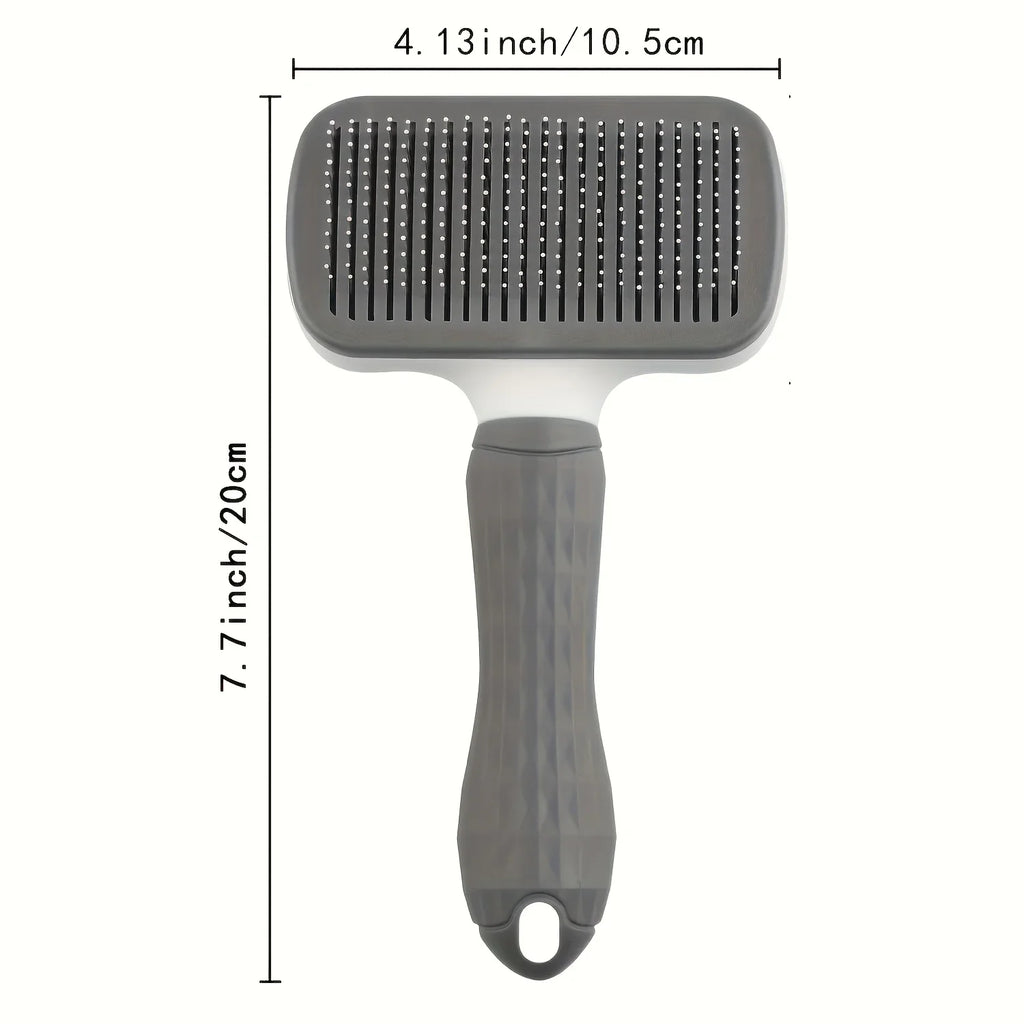 Self-Cleaning Pet Grooming Brush for Dogs & Cats