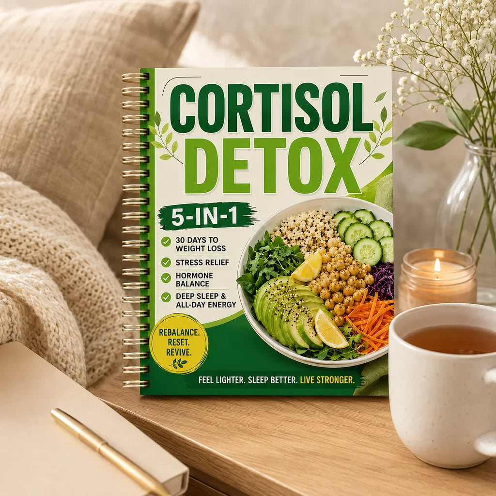 A5 Spiral Wellness Guide 30-Day Stress Relief Sleep Energy Weight