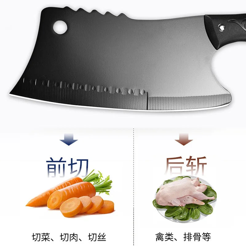 COOKCRAZE 8" Damascus Chef Knife – Meat Cleaver & Kitchen Knife