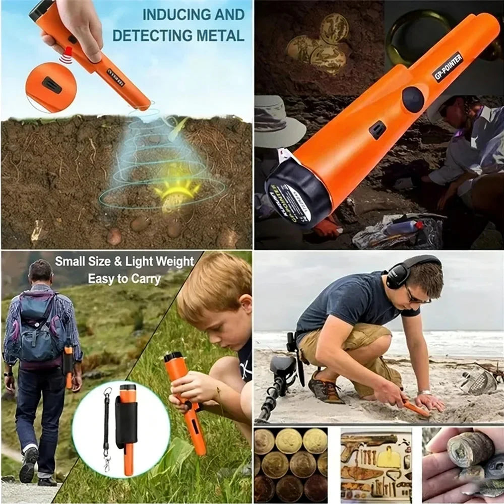 IP66 Waterproof Handheld Metal Detector Pinpointer | Coin & Gold