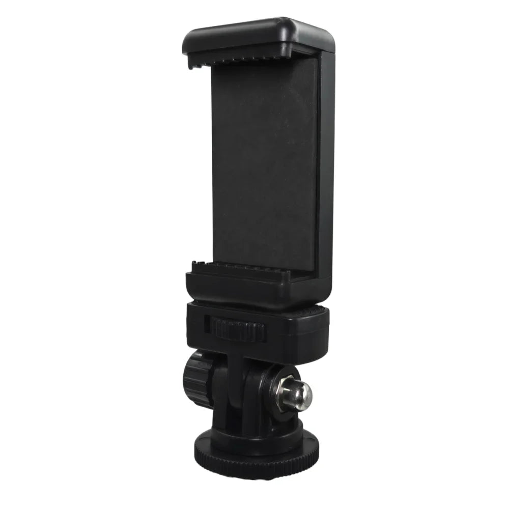 Hot Shoe Phone Mount Adapter for DSLR – 360° Flexible Holder